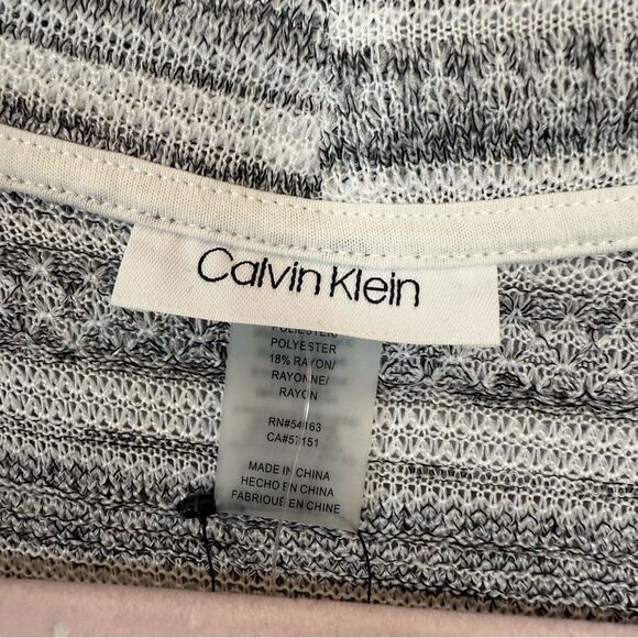 Calvin Klein Striped Longline Cardigan - Picture 2 of 5